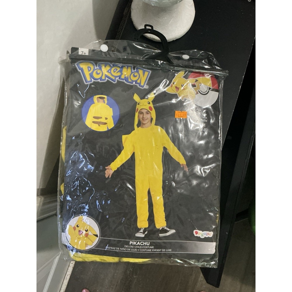 Disguise Pikachu Pokemon Deluxe Costume Child Medium 7/8 90163K